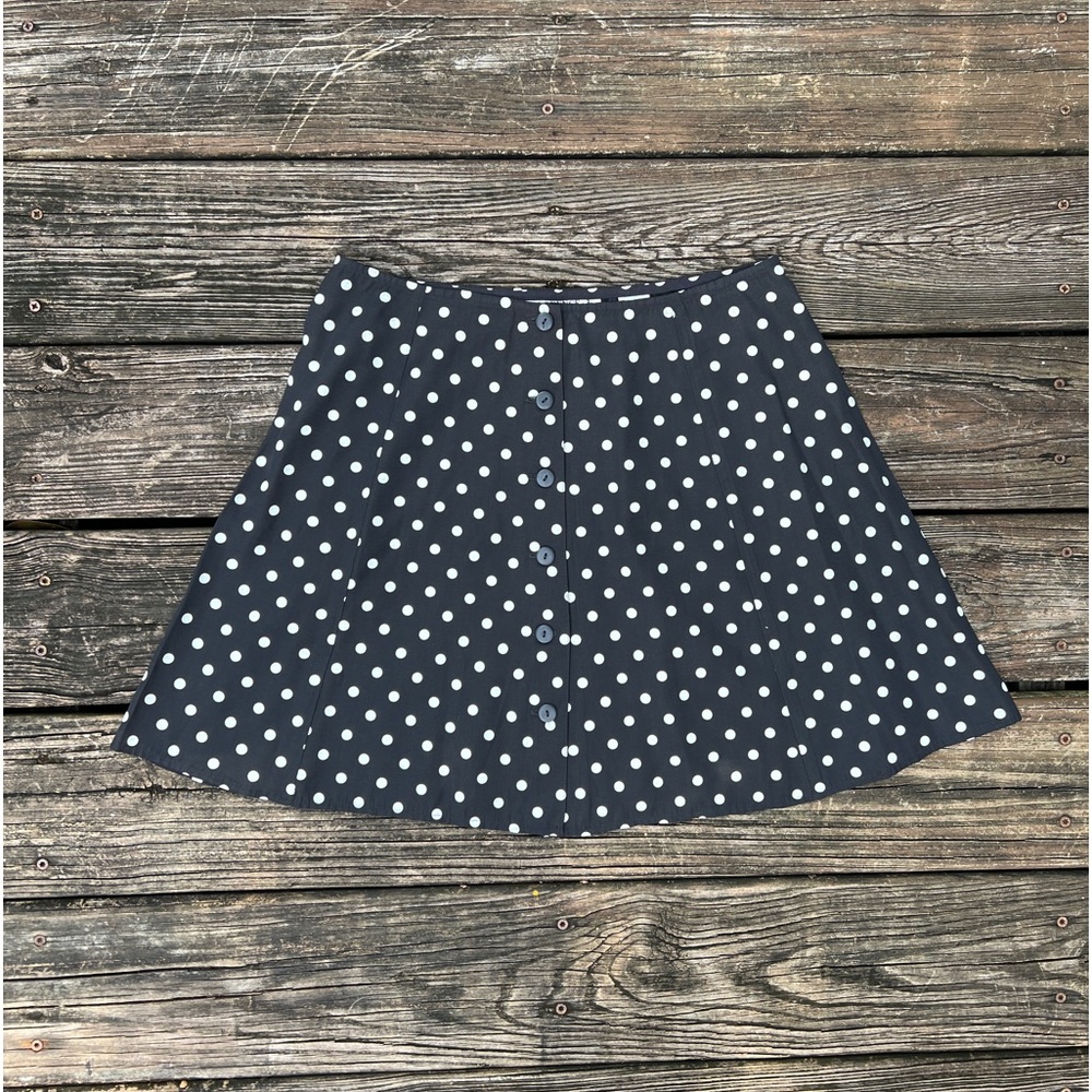 Vintage 90s Florence J Collections Polka Dot Skater Skirt